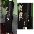 Hotsale elegantes abaya elegantes baju kurung islamisches maxi Kleid einfaches moslemisches langes Kleid Winter abaya